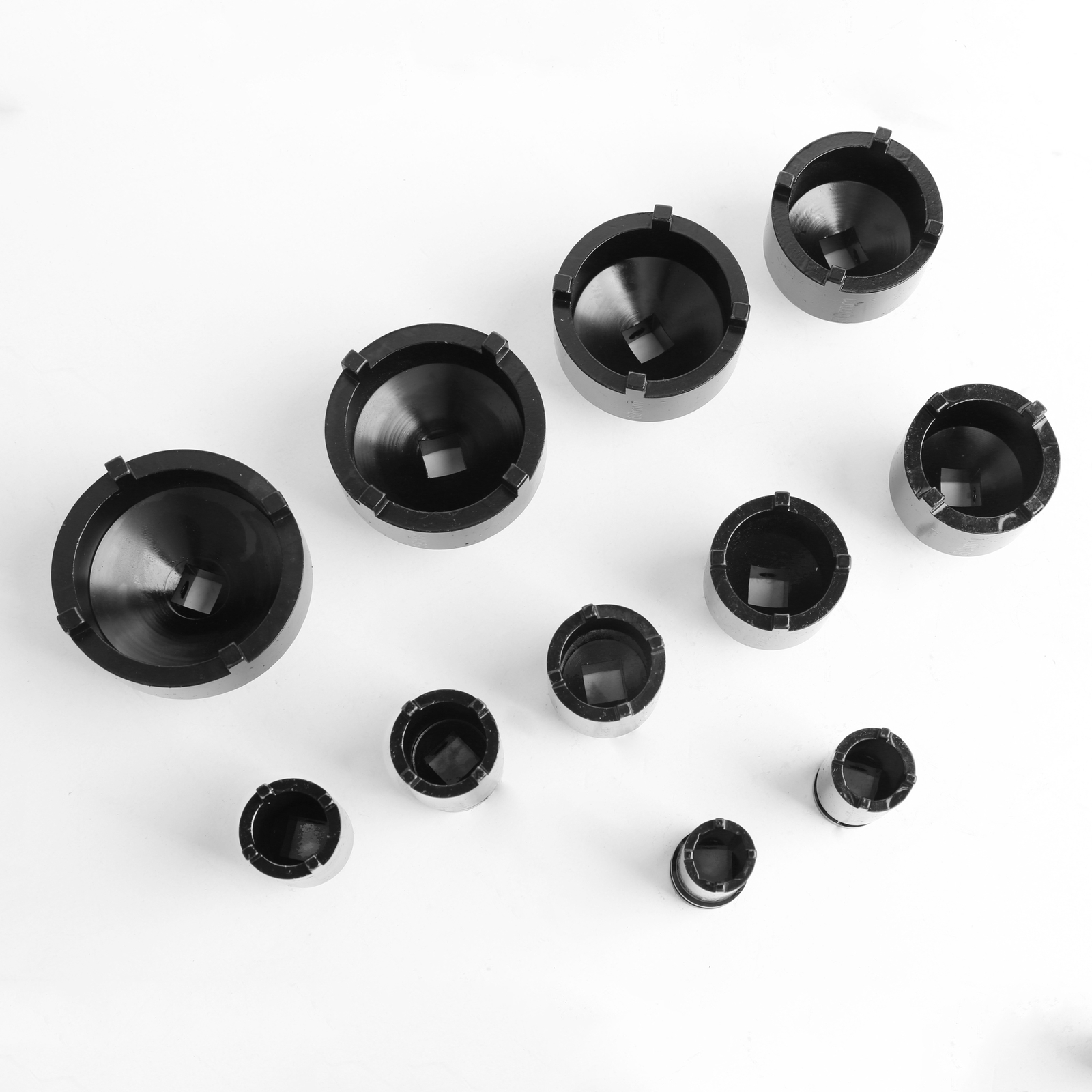 1/2″ Dr Lock Ball Joint Axles, 11pcs 22-75mm Special Socket Tool for Grooved Nut