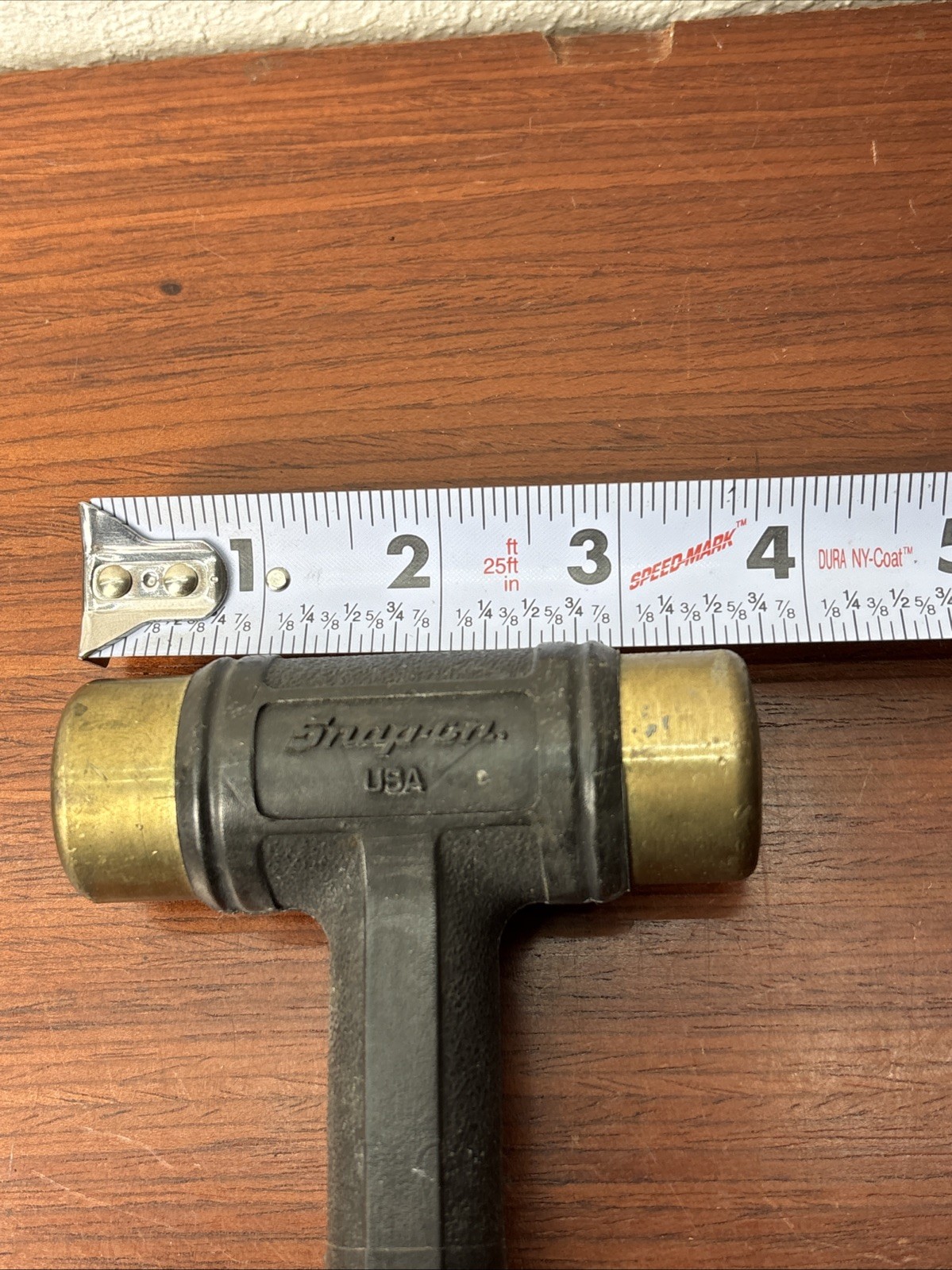Snap-On HBBT16 12″ long 16oz Bronze faced hammer