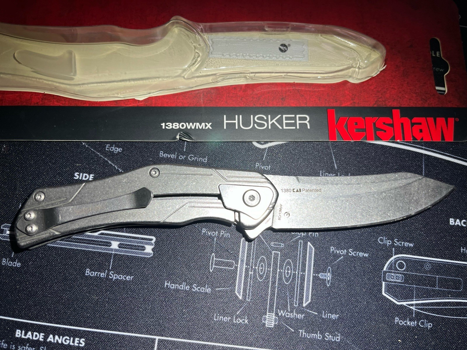 Kershaw «Husker» Pocket Knife Built in Flipper w/Assisted Opening #1380WMX
