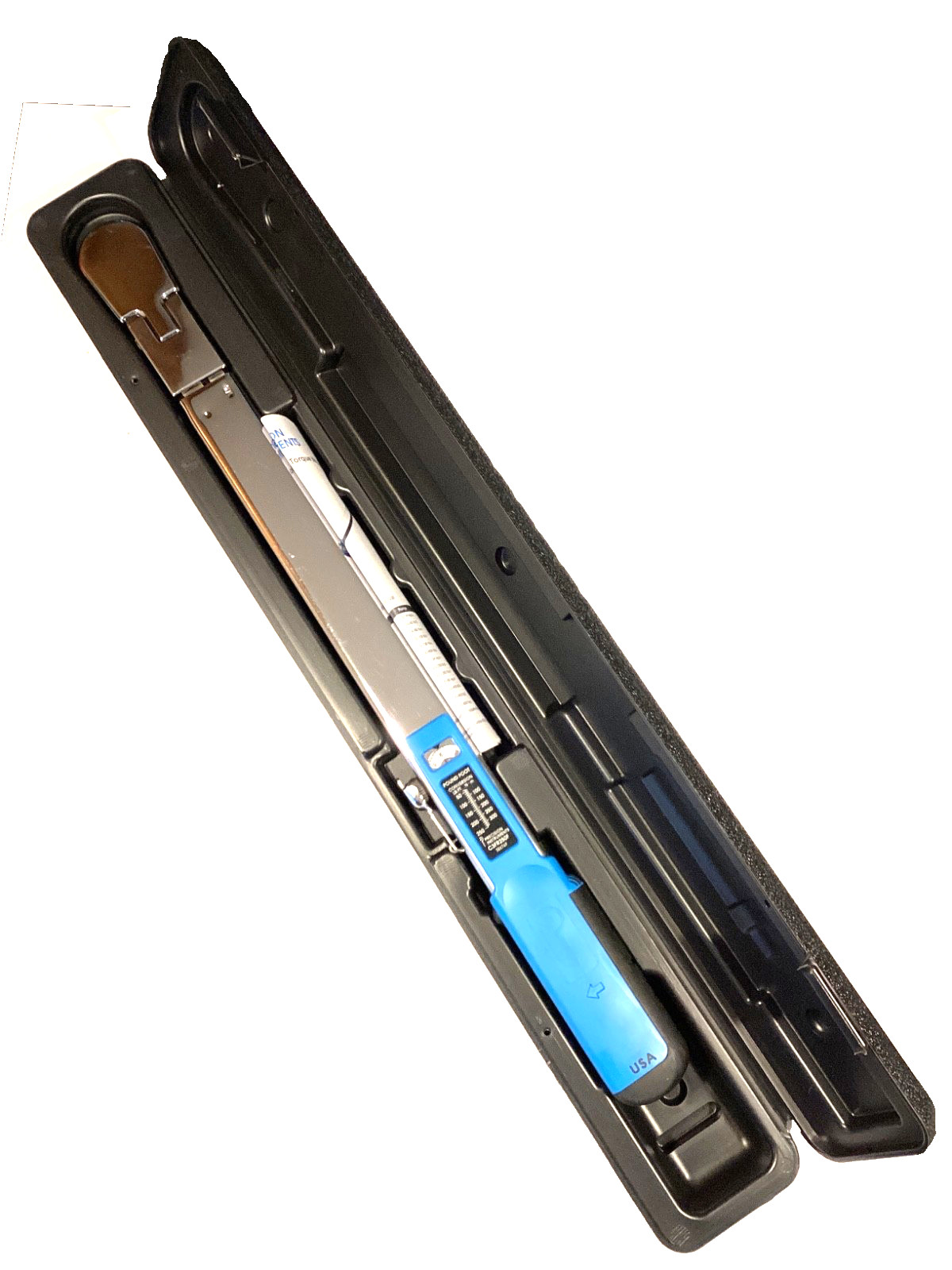 Precision Instruments USA 1/2″ Drive Torque Wrench With Snap Latch Case C3FR250F