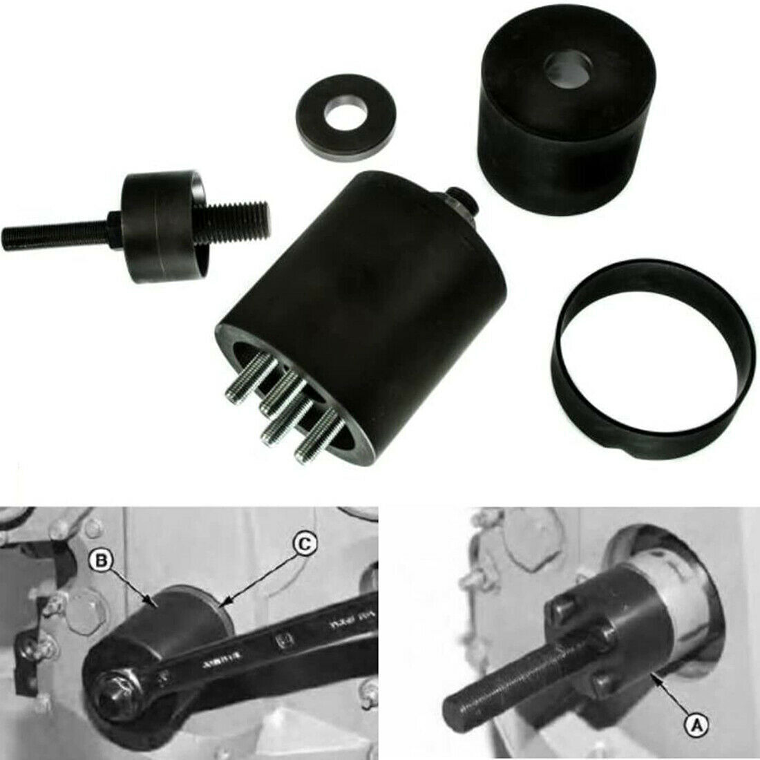 For John Deere Crankshaft Gear + Front Crank Seal Installer Alternative JDG954B
