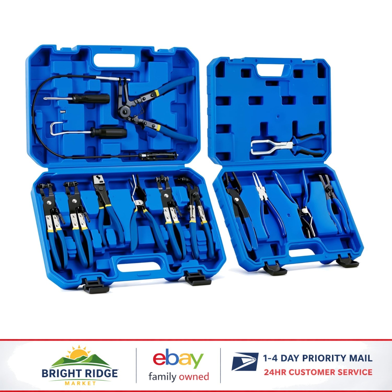 Professional Fuel Line Pliers and Hose Repair Kit for Auto Maintenance Tasks
