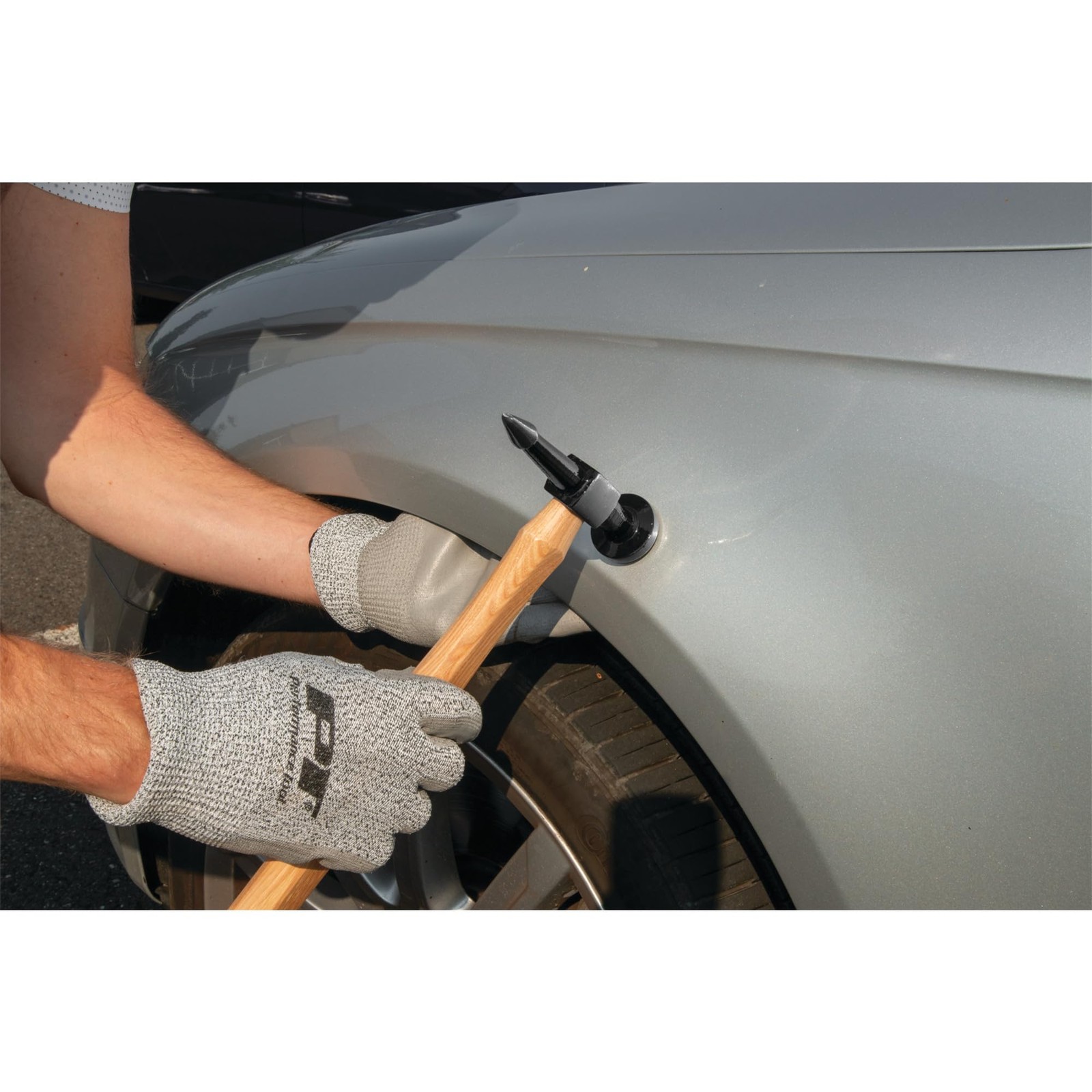 Performance Tool W1010 Straight Pein Finishing Hammer, Silver/Brown
