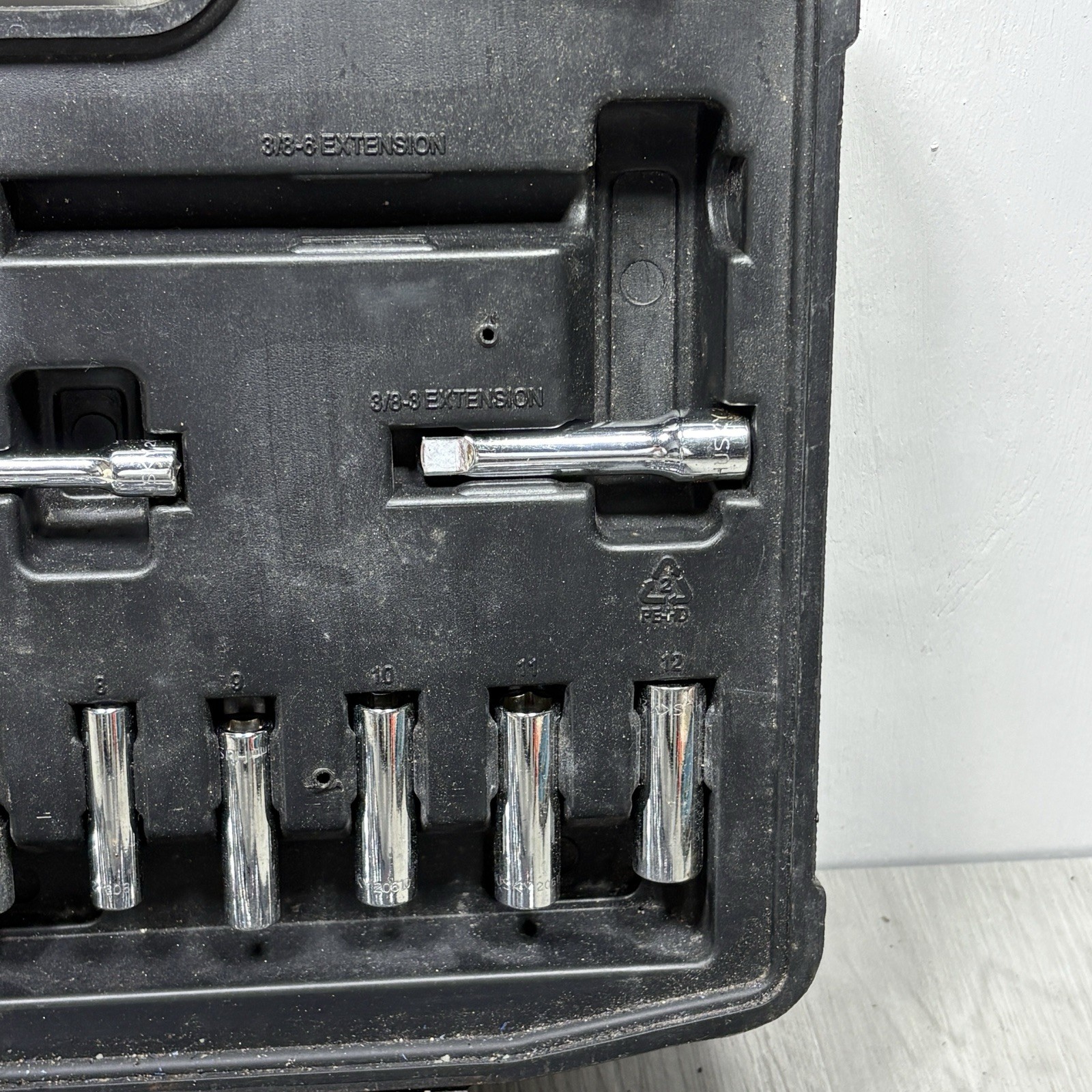 Large Huskey Socket Set Missing one adapter otherwise Complete Good Shape
