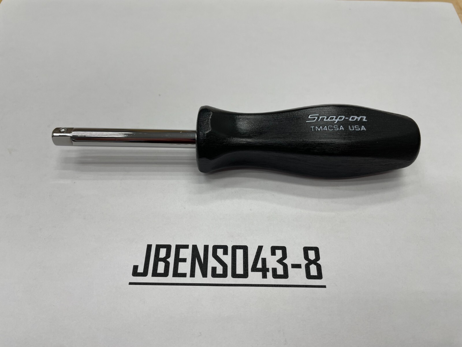 Snap-on Tools USA NEW BLACK Hard Handle 1/4″ Standard Shank Driver TM4CSA