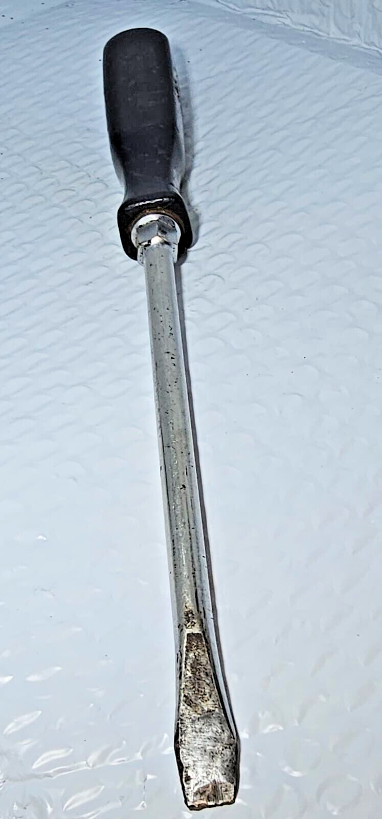 SNAP On SSD8, FLAT / SLOTTED 8″ SHAFT SCREWDRIVER *HEAVY DUTY HARD HANDLE*