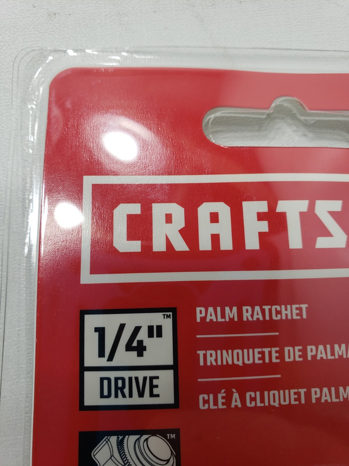Craftsman CMMT86004 1/4” Drive Palm Ratchet 72-Tooth Sealed New Sealed