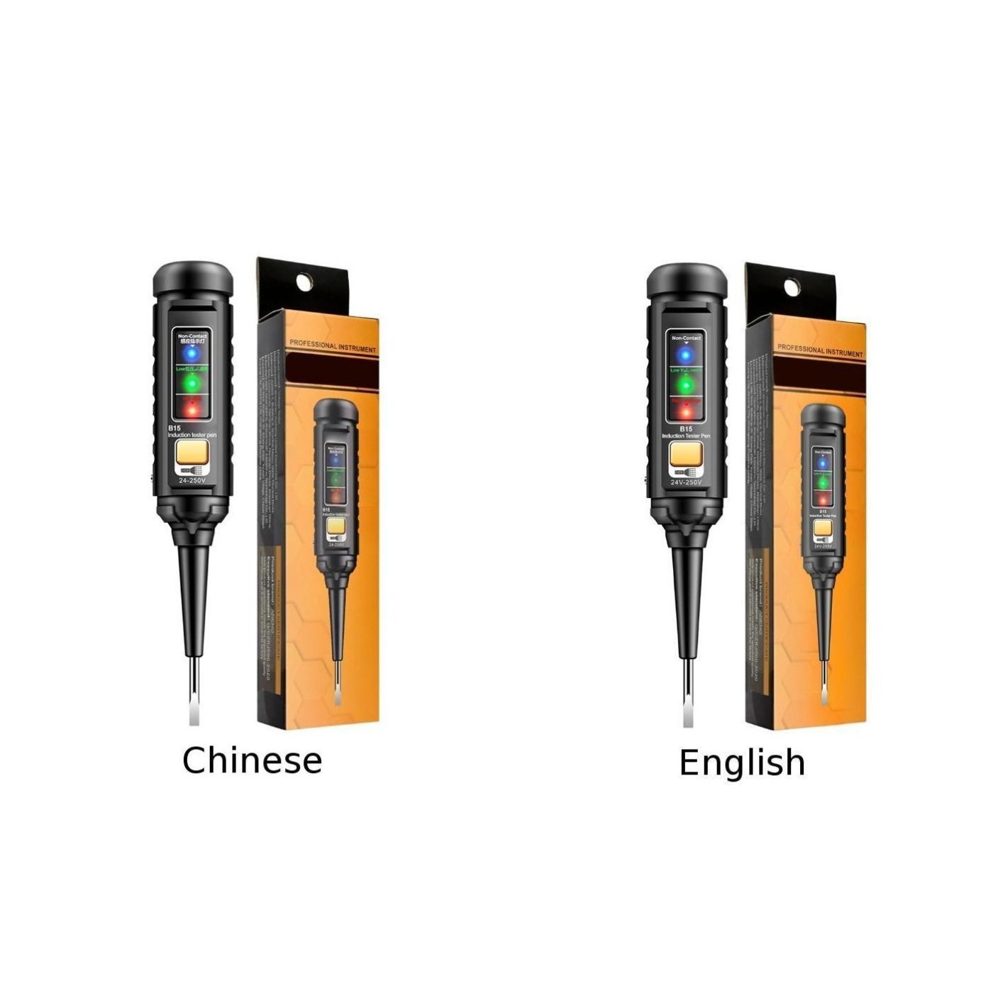 DC Voltage Tester Pen Precise Component Measurement User-Friendly Design