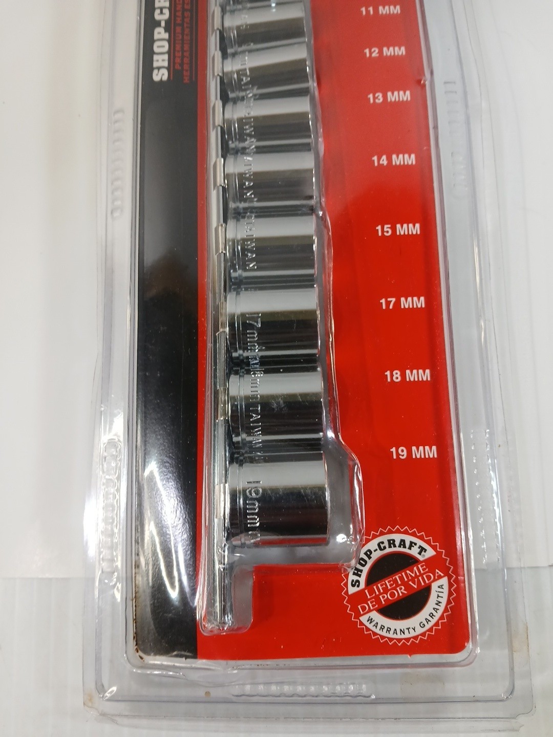 Shop -Craft 3/8″ Drive Metric 10 Piece Socket Set 6 Point New In Package