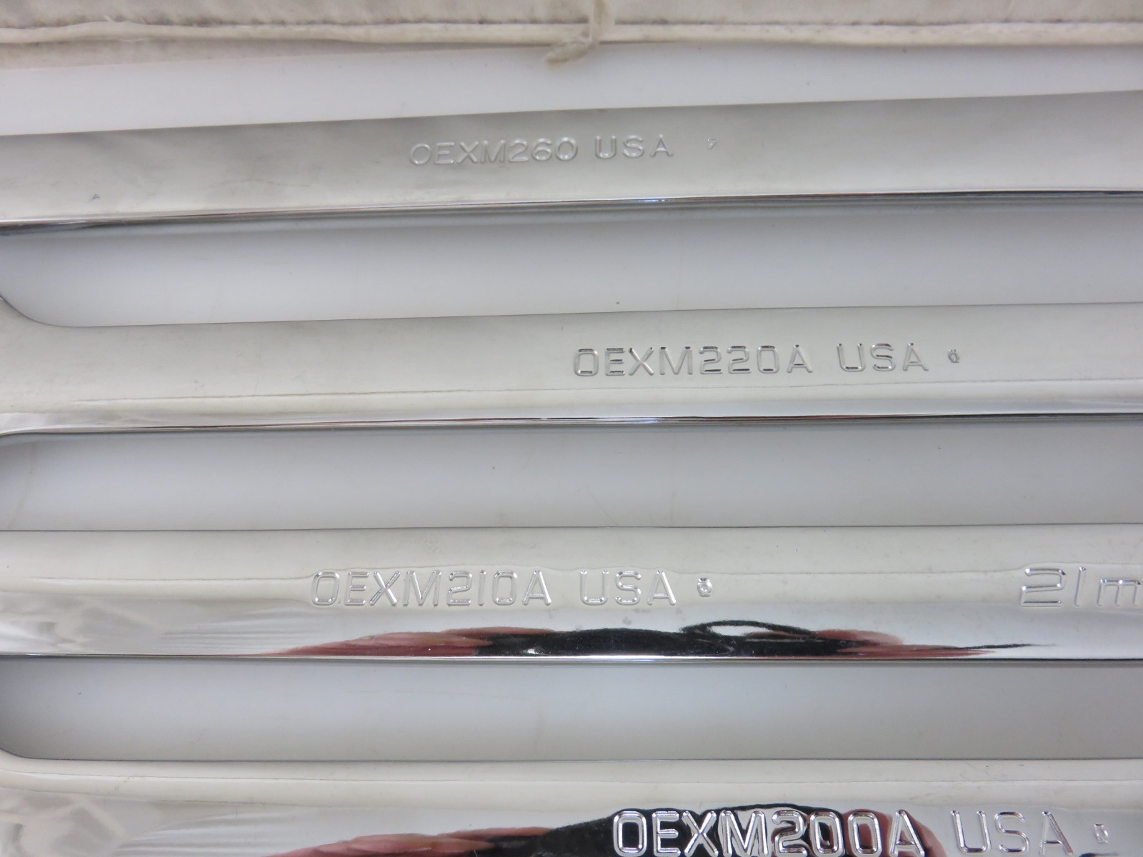 Snap-On METRIC OEXM Series Combination Wrench 14pc Set 10mm-22mm + 26mm