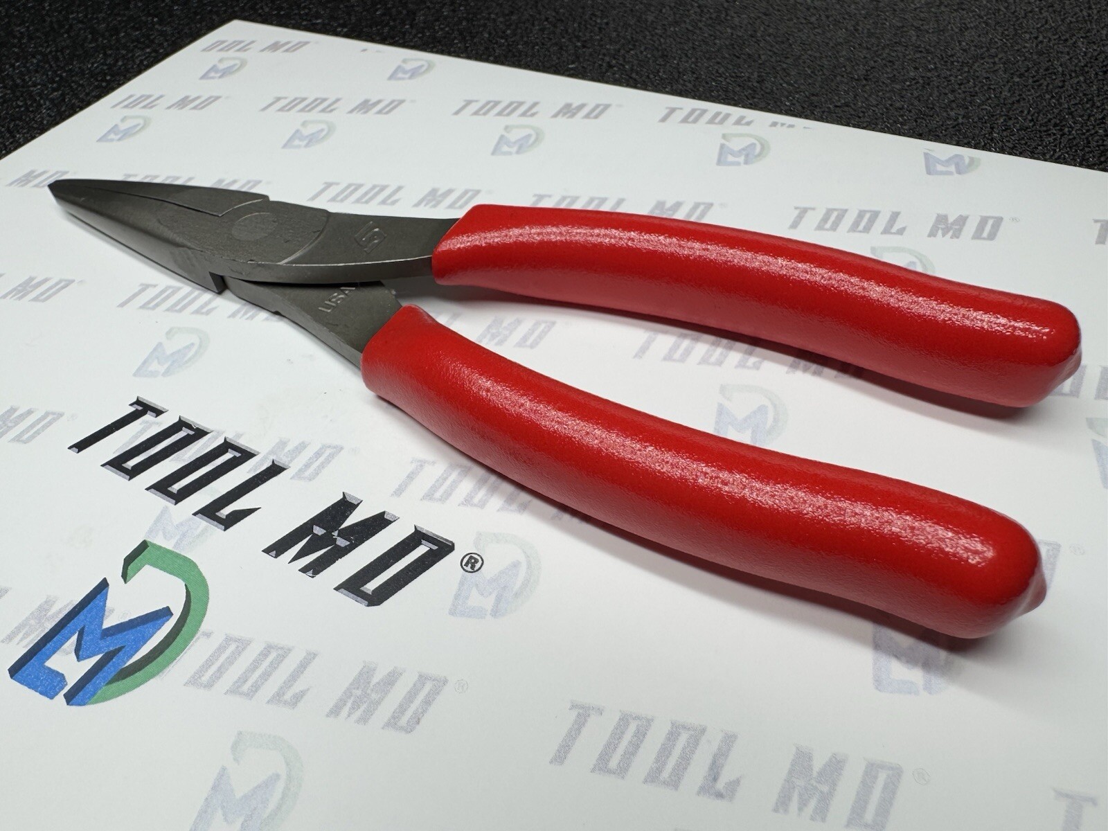 Snap-on Tools USA NEW RED 8″ Talon Soft Grip Needle Nose Pliers 96ACF
