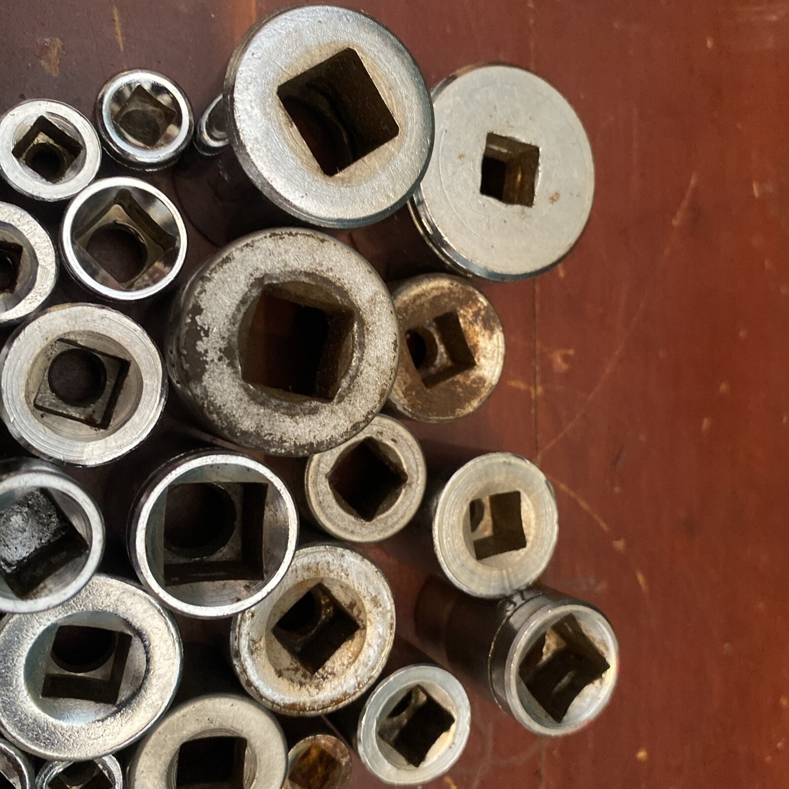 Big Socket Lot Of 64 Assorted Sizes & Brands Metric & SAE Japan Taiwan USA Tools