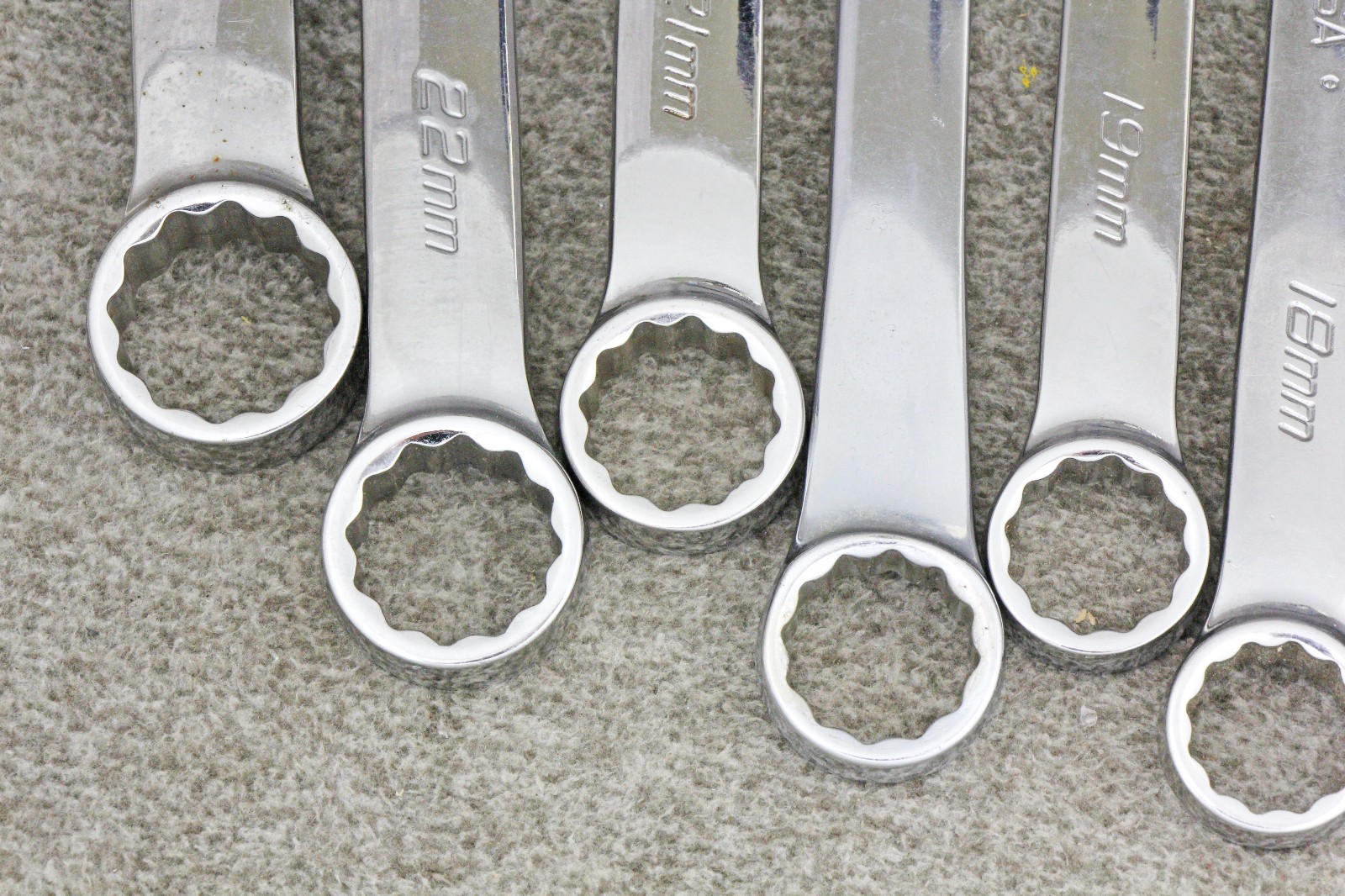 Snap on OEXM713 METRIC Combination Wrench Set 10 – 22mm + 24mm