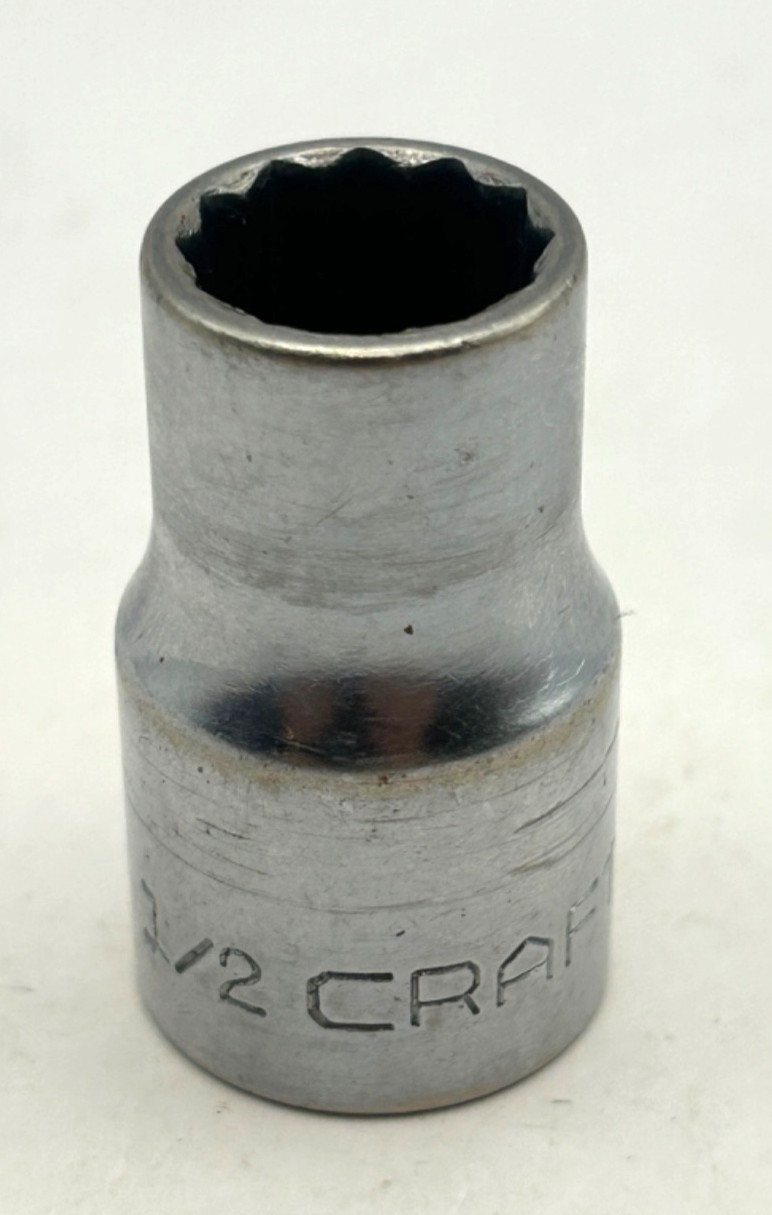 Craftsman SAE Socket Lot 7/16 1/2 11/16 3/4 12 Point Mixed Sizes USA