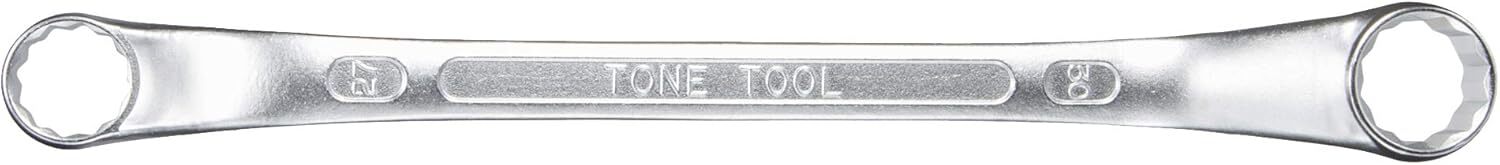 Tone M45-2730 27 × 30 mm 12-Point Metric Long Type 45° Offset Box Wrench