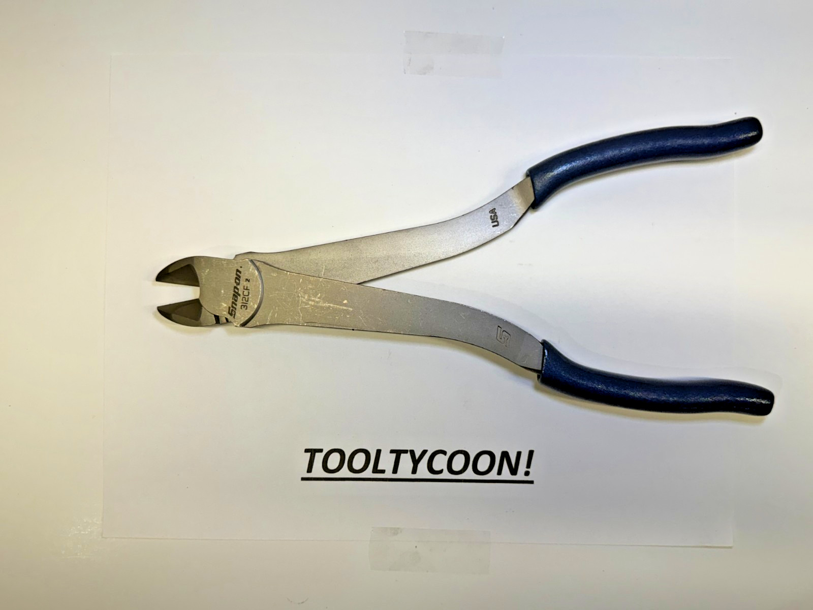 Snap-on Tools USA NEW POWER BLUE 11″ Heavy Duty XL HD Diagonal Cutters 312CFMB