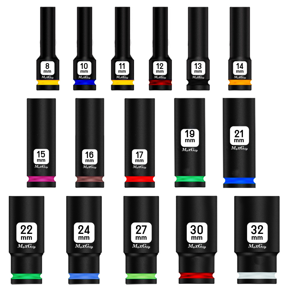 Impact Socket Set-Free Shipping-Metric Sizes (8mm – 32mm)