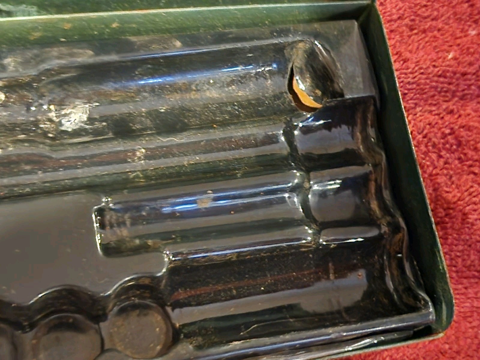 Vintage S-K 3/8″ Drive SAE Socket Set 6 Point, Made in USA, 11 Pieces + Box