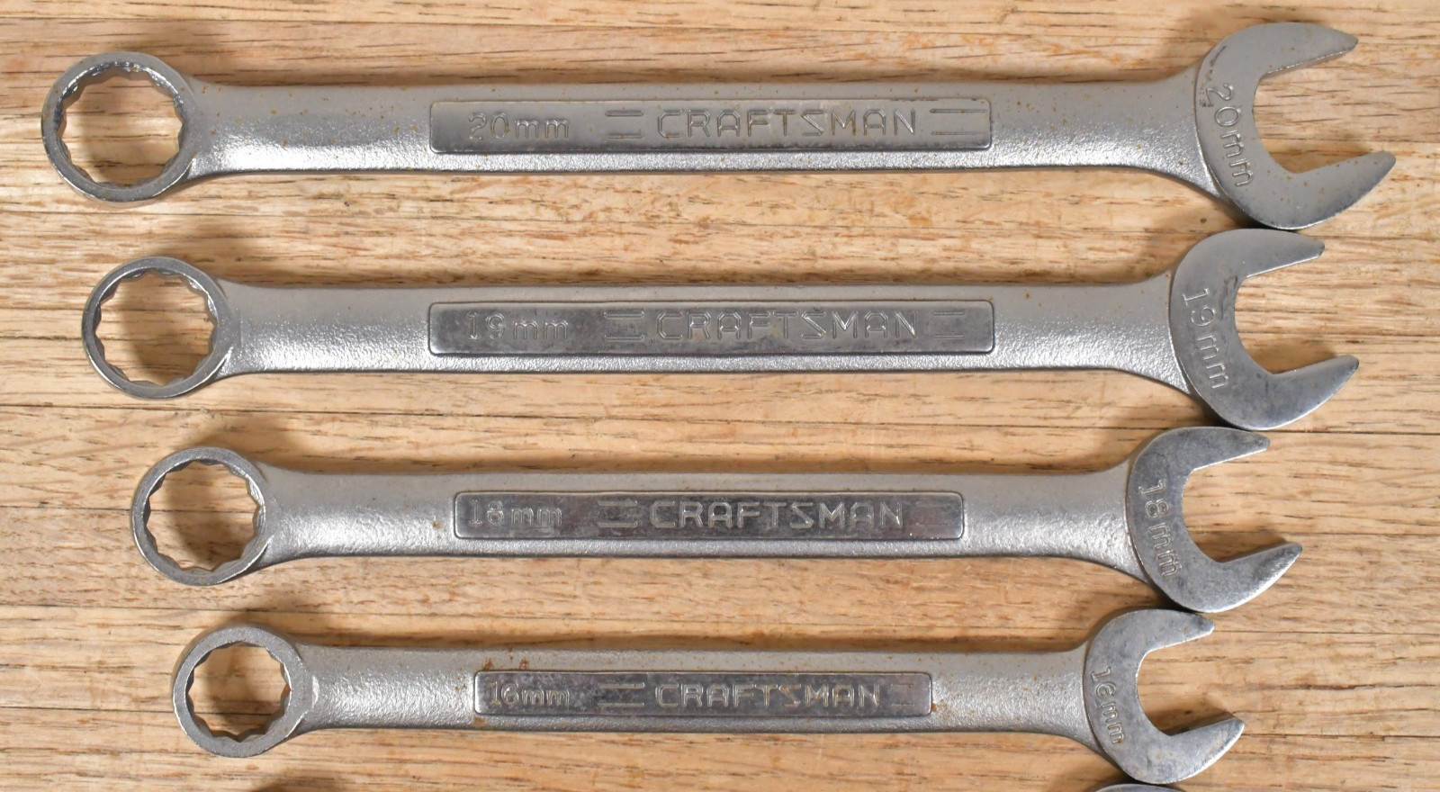 11pcs CRAFTSMAN Metric Combination Wrench Set Near Complete 20mm-6mm 12-Point