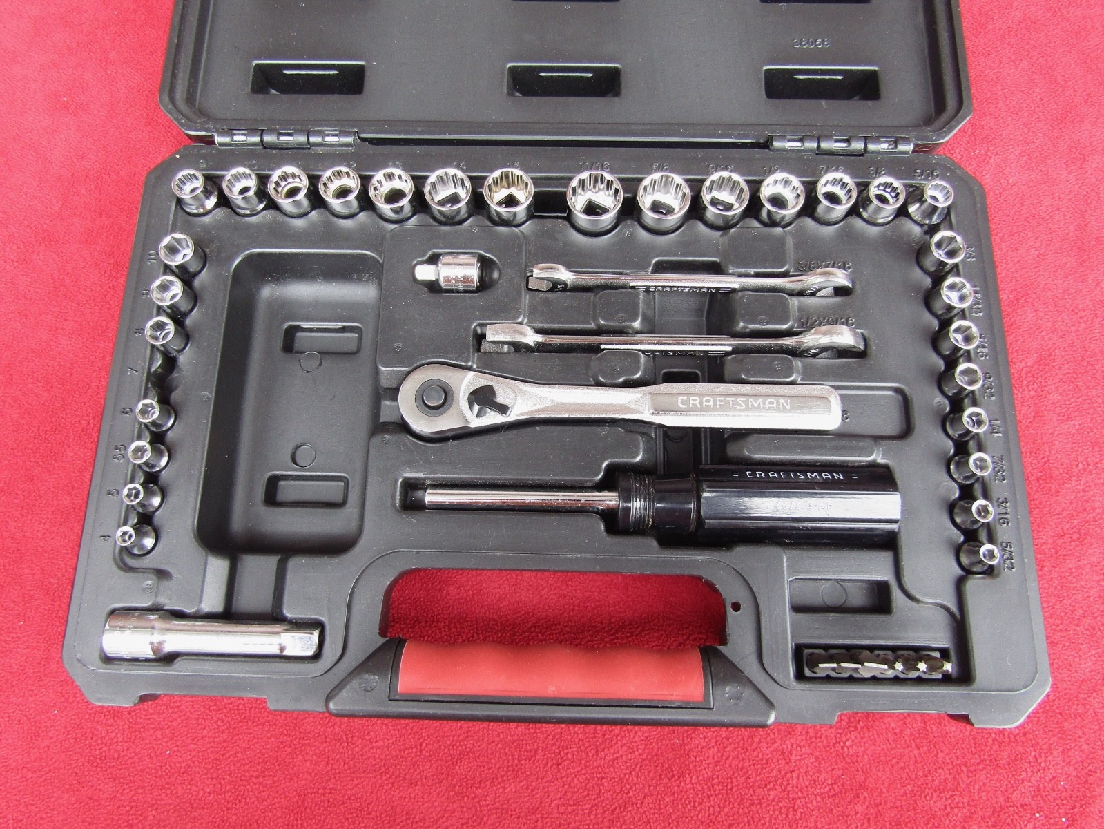 NICE CRAFTSMAN «Almost Complete» 58-PC Mechanics Tool Set 1/4″ & 3/8″ Dr Sockets