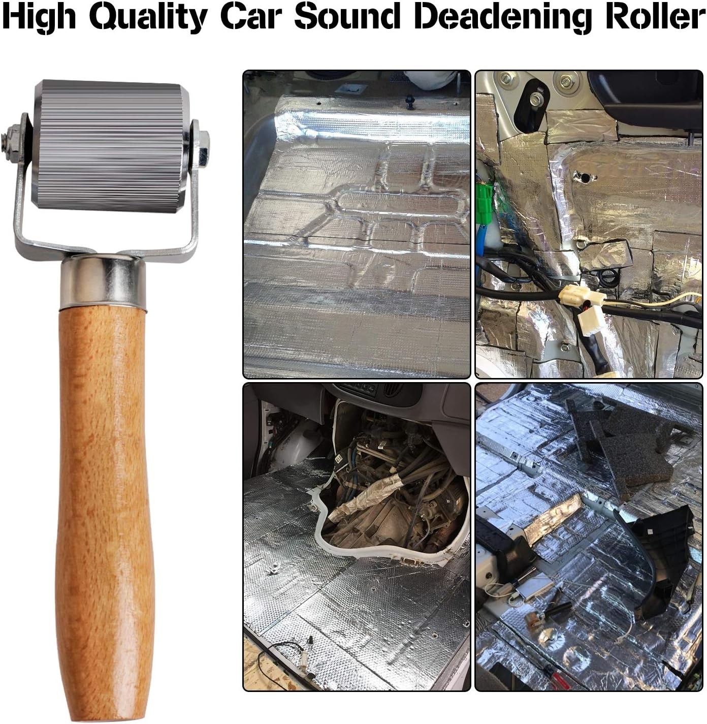 Efficient Soundproofing Rolling Tool Set for Cars – 3 PCS Installation Kit