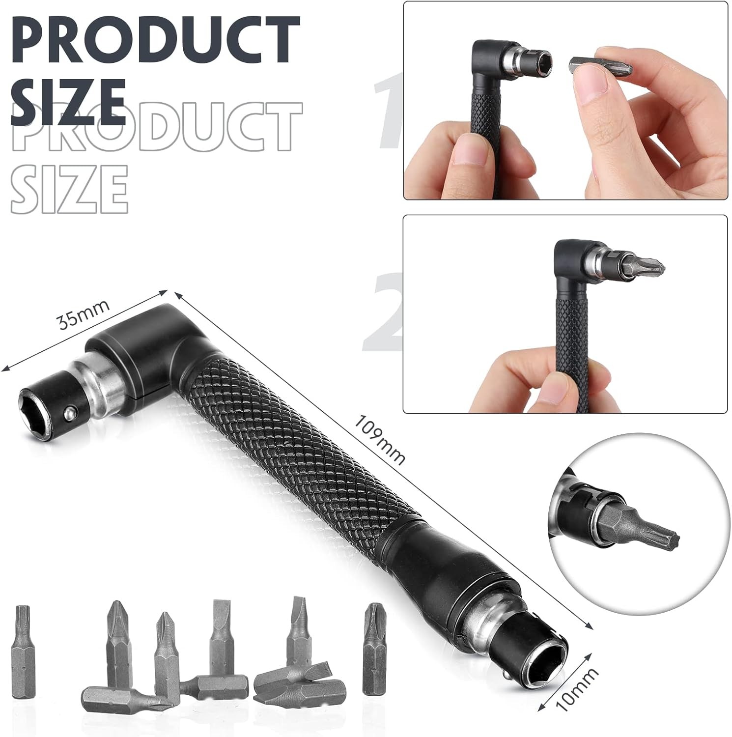 14 Pcs Flexible Drill Bit Extension Set 1/4 Inch Hex Shank Bendable Berry