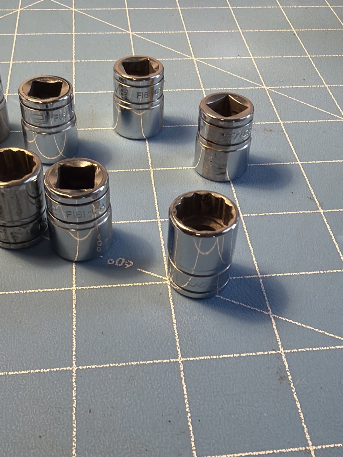 SNAP ON 1/2″F161 3/8″ DRV 12 POINT SAE SOCKET F 161 1/2 USA you get 1 OF 8