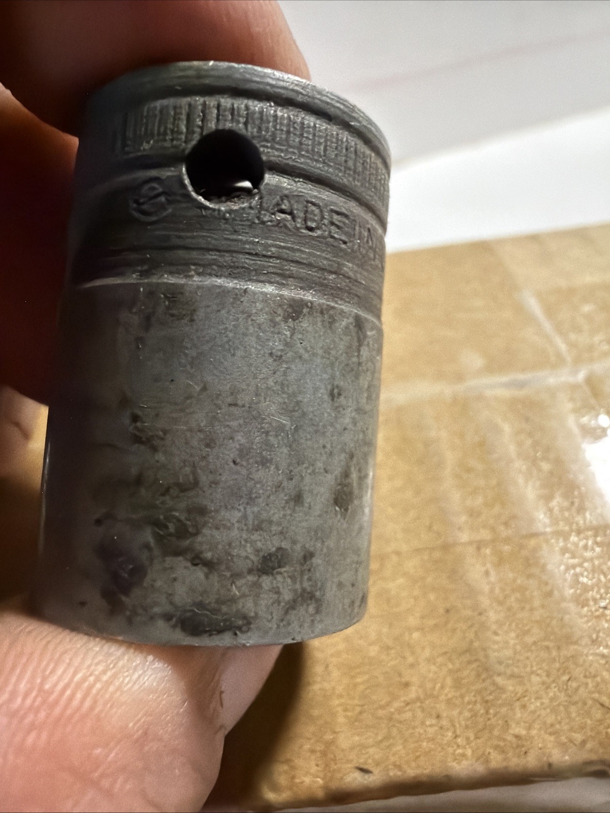 Vintage Snap-On 25/32″ SW250 12 point 1/2″ Dr Socket 1937 rare FORD factory logo
