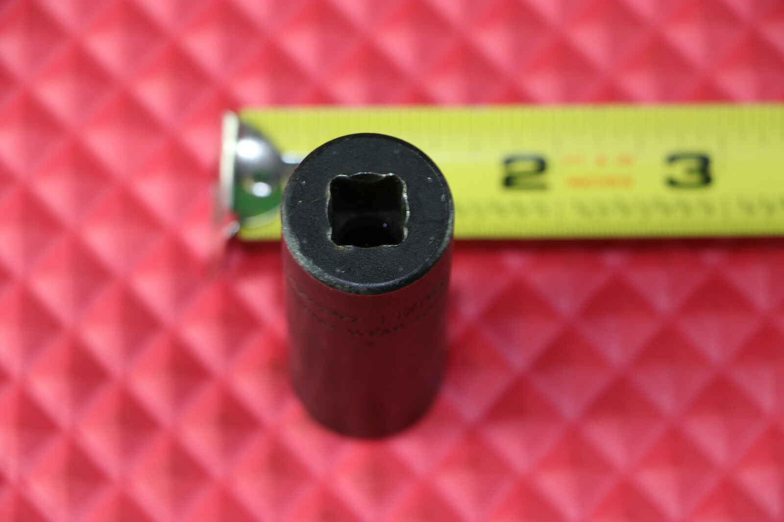 Snap-On Tools 11/16» SAE 3/8» Drive 6 Point Impact Deep Socket SIMF220 USA
