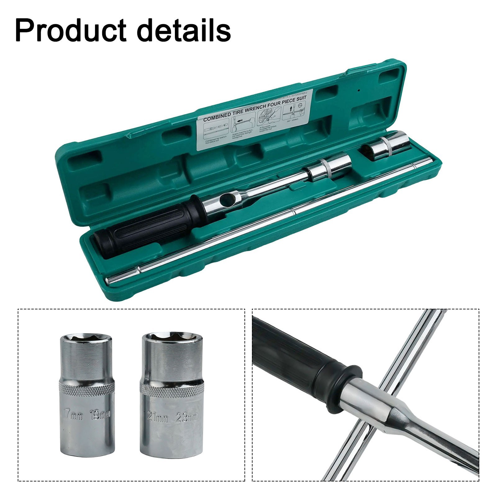 Practical Auto Tire Wrench Set with Multiple Sizes to Fit Most Vehicle Needs