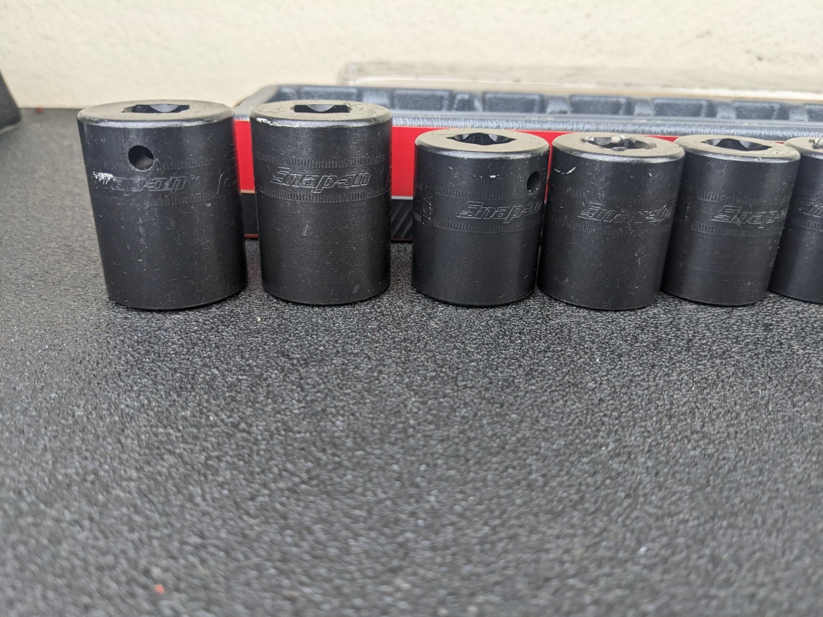 #bm356 Snap On Tools 315IMMYA 15pc 1/2″ Drive Metric Impact Socket Set 10-24mm