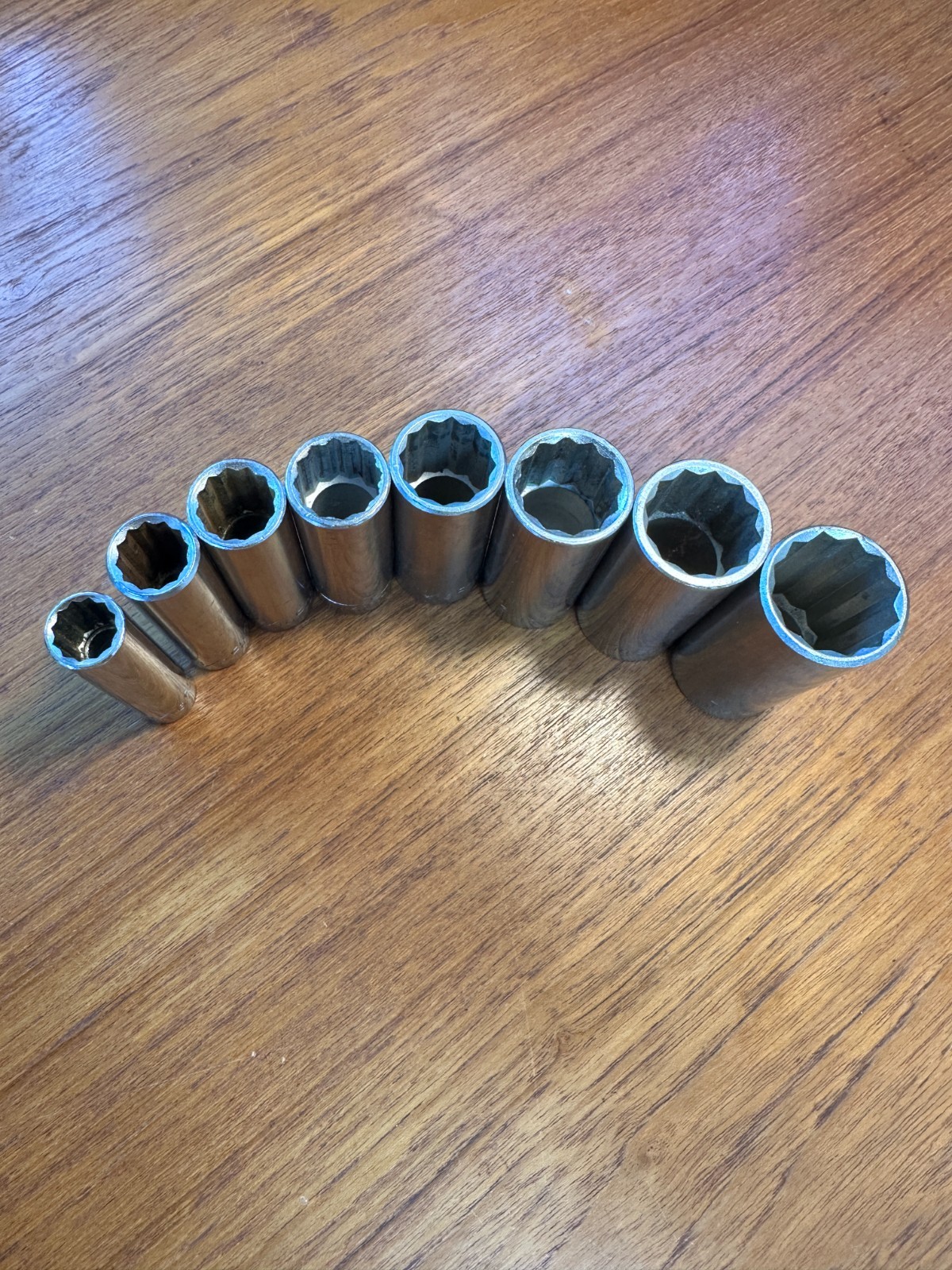 Craftsman Deep Socket Set SAE 3/8 Dr 12 Pt -EE- Series 7/16 Thru 7/8 8pc