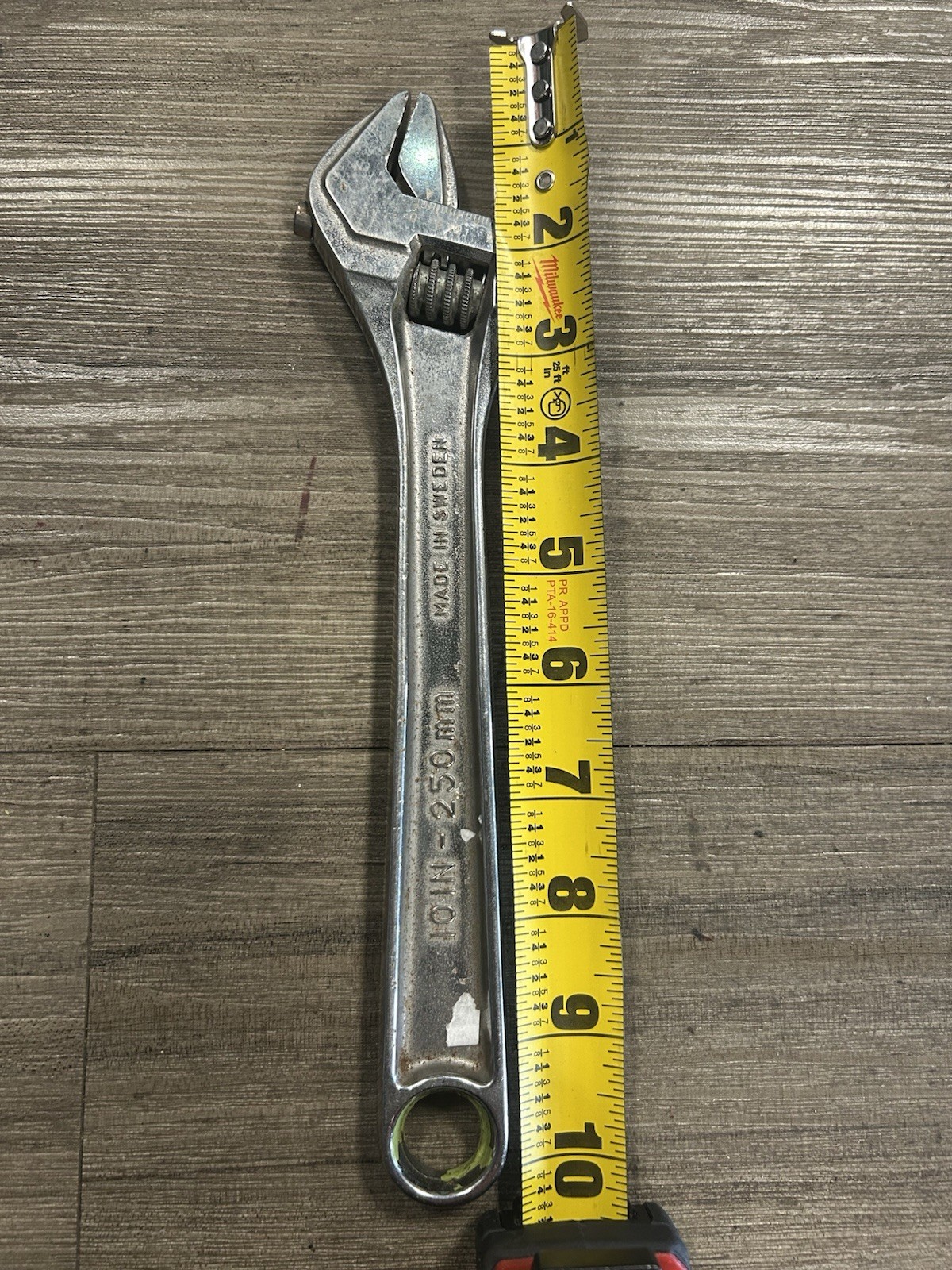 Genuine Snap-on 10″ Adjustable cresent Wrench AD10A