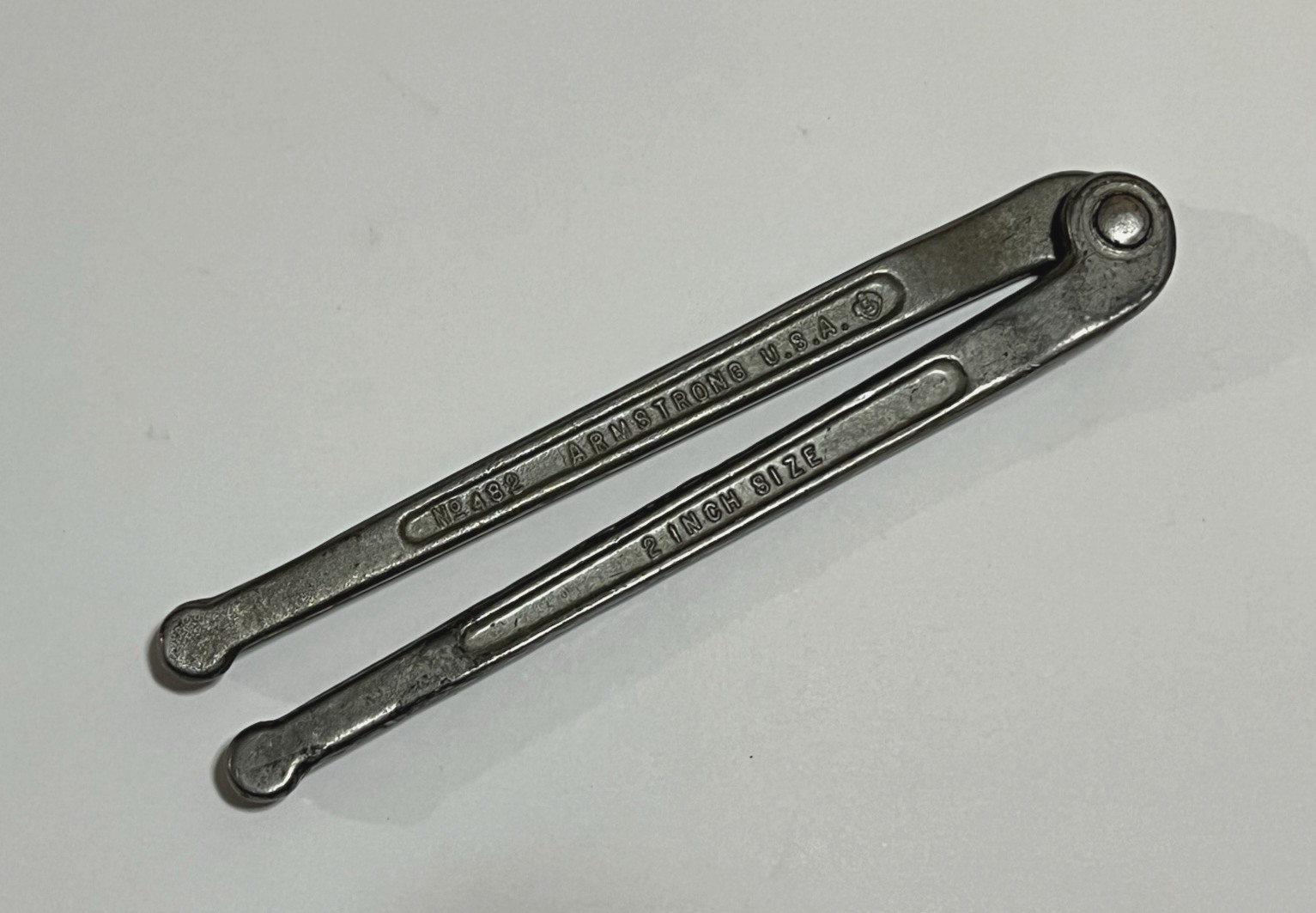Armstrong Tools 482 Adjustable Face Pin 2 Inch Spanner Wrench USA
