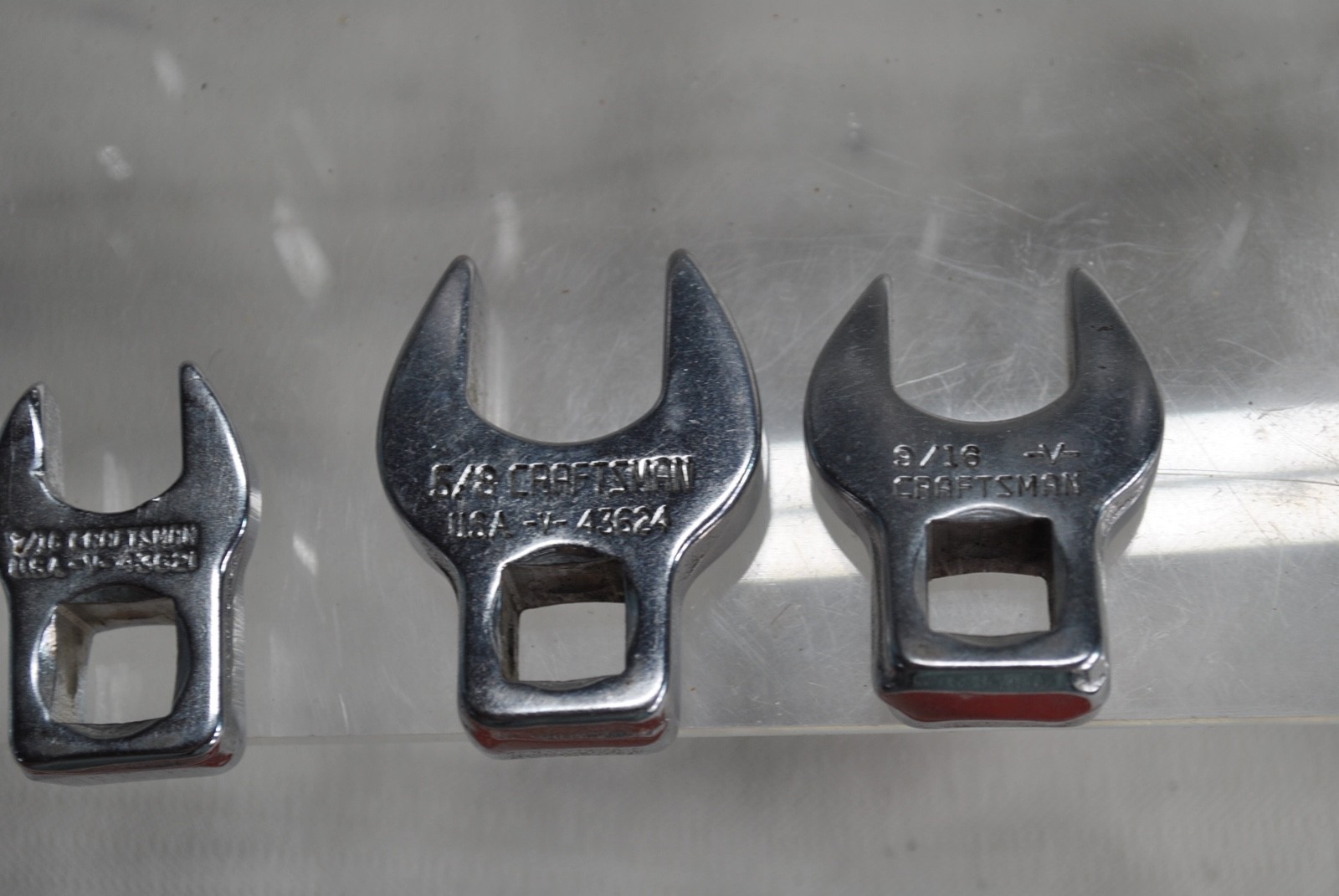 Mixed Set Snap On & Craftsman 11 Piece Flare Nut Crow Feet Set FCO-24