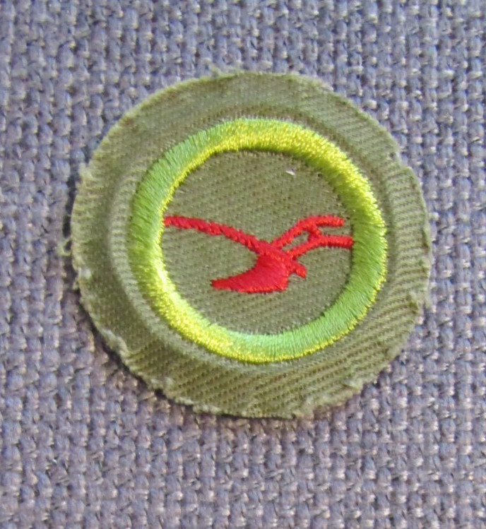 1937-1961 Boy Scouts of America Khaki Narrow Crimped Merit Badge