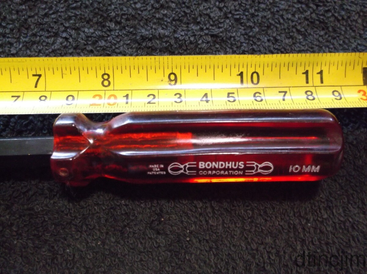 Bondhus 10MM Hex Tool w Ball Driver End 11″ AOL