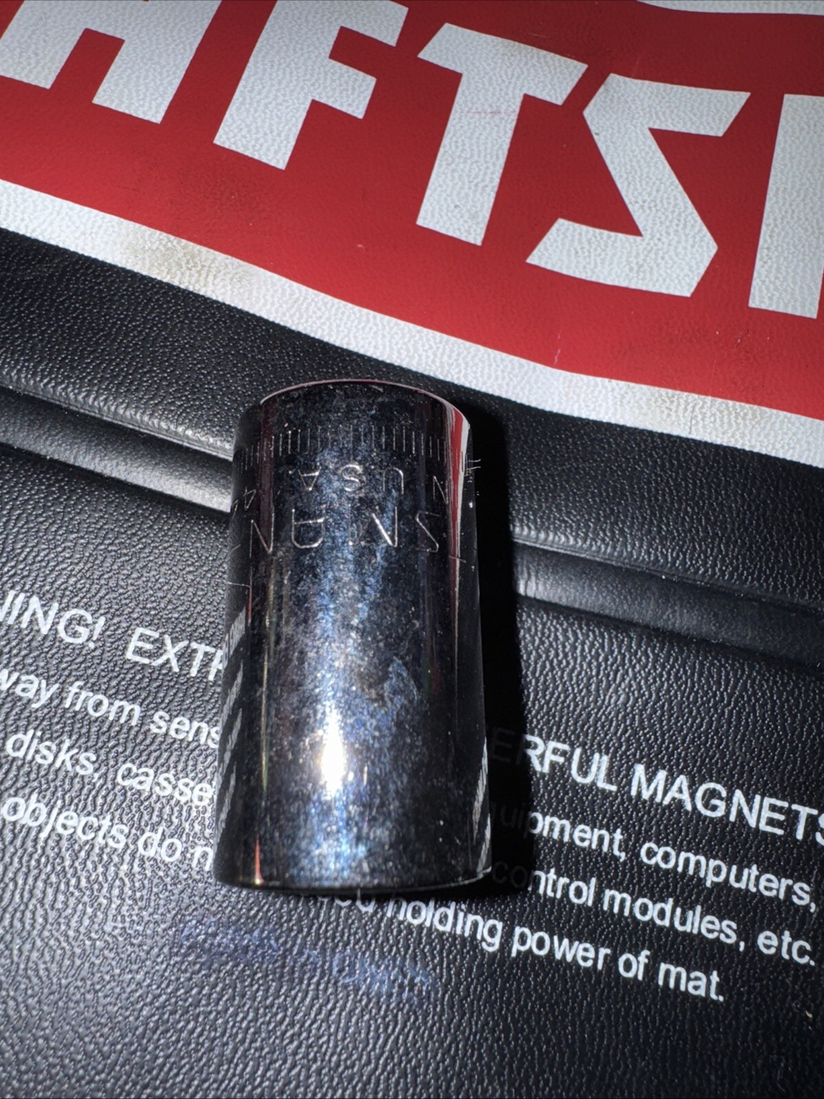 Sears Craftsman 1/2″ Drive 15MM 12 Pt Shallow Socket Metric G1 44236 USA NOS