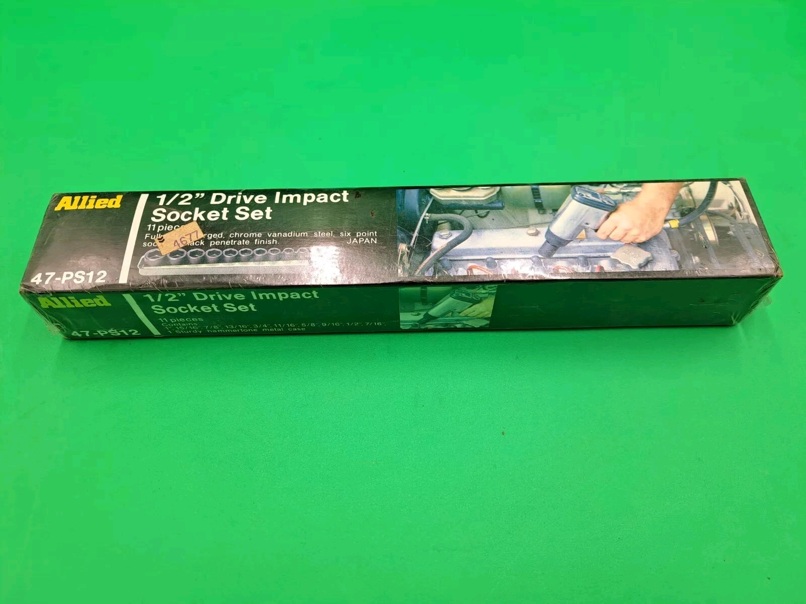 SEALED Allied 1/2″ Drive Impact Socket Set 11 Pieces in Metal Case 47-PS12