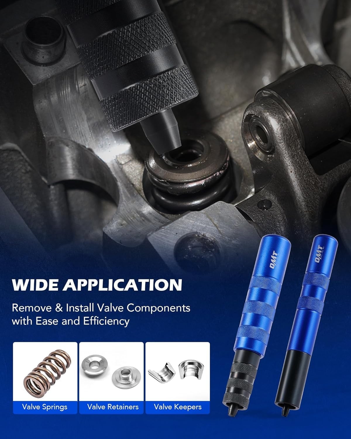 Pro Valve Keeper Tool Kit: Remover Installer, Lappers, Durability, Wide Engin…