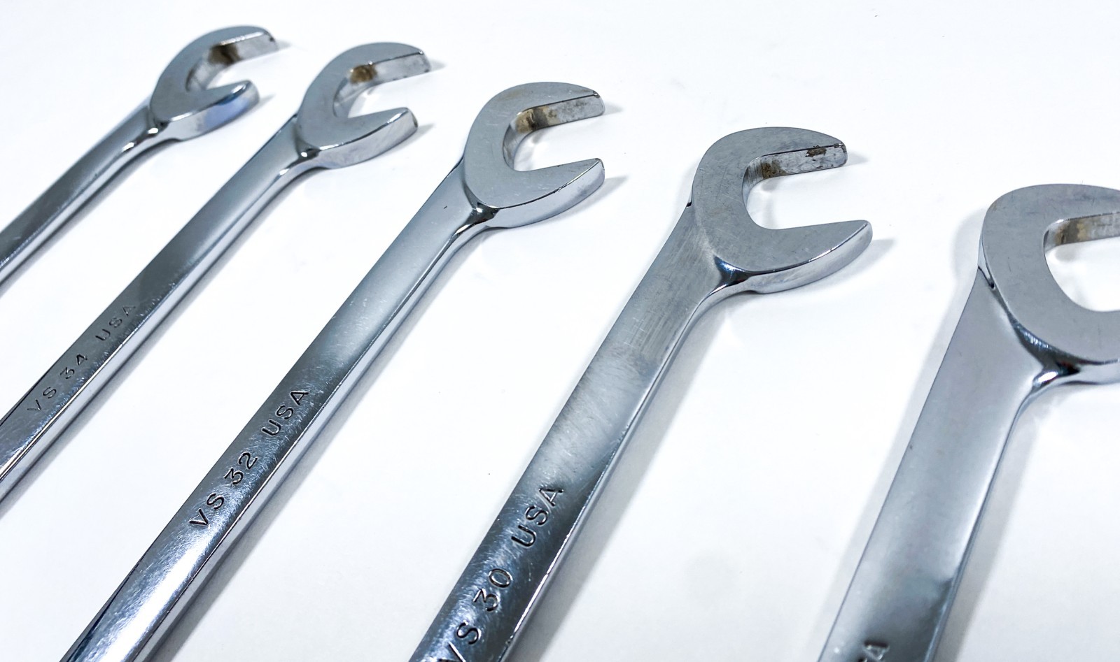 SNAP ON TOOLS USA 13-PIECE SAE 4 Way Open End Angle Wrench Set 3/8″ – 1-1/8″