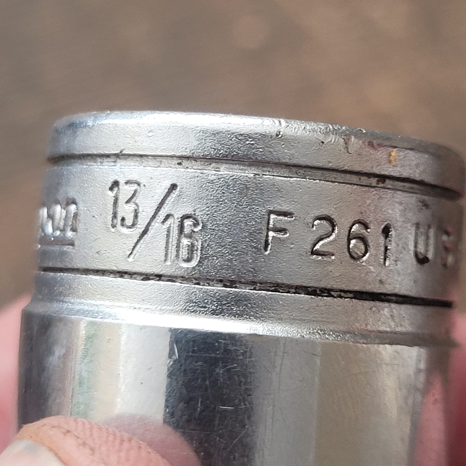 Snap On 3/8″ Drive 12 Pt Shallow Socket Set 7/8, 13/16, 3/4, 1/2, 3/8 F121-F281