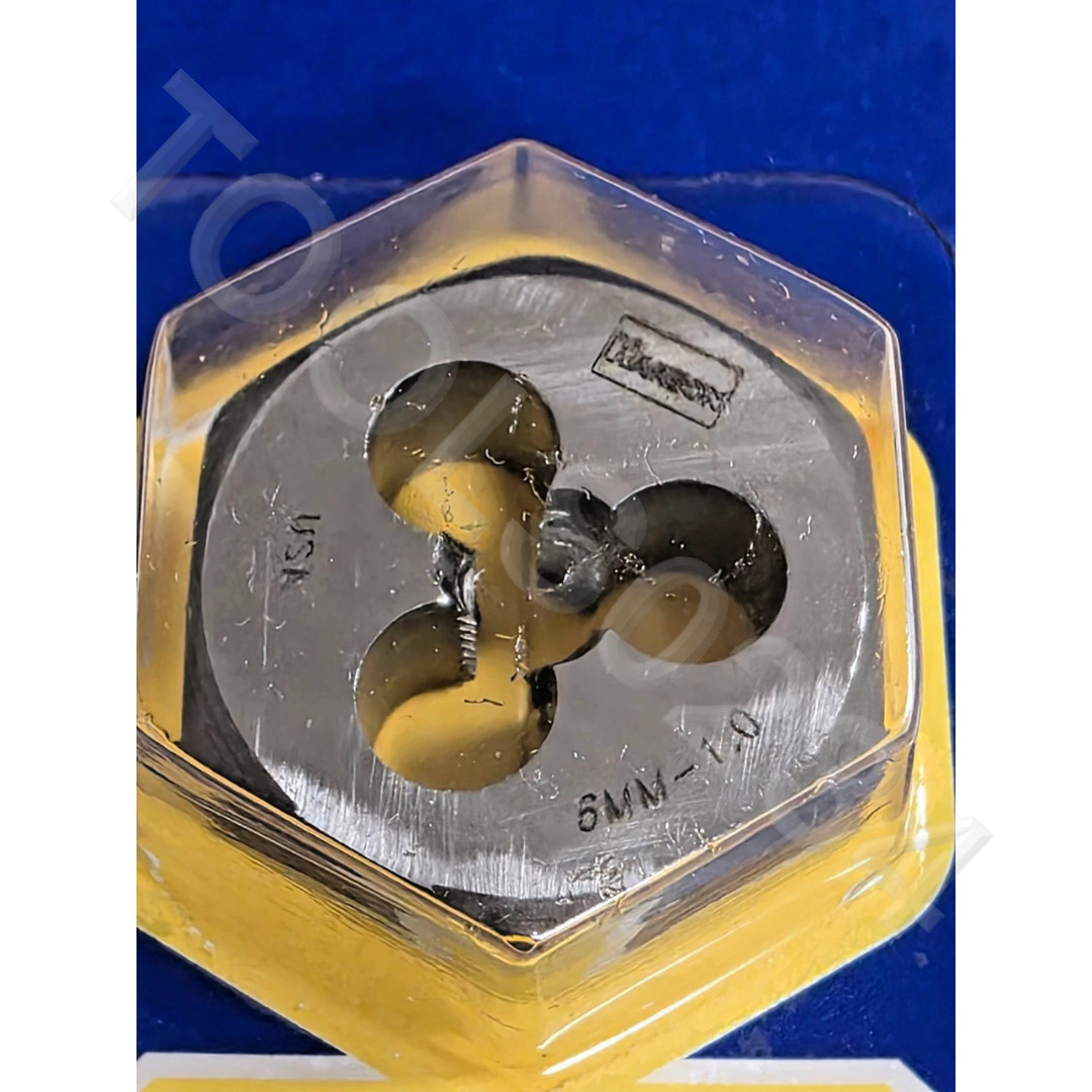 6627 M6 X 1.0 Metric 1″ Hex Die Irwin Hanson 9727 6MM Carbon Steel