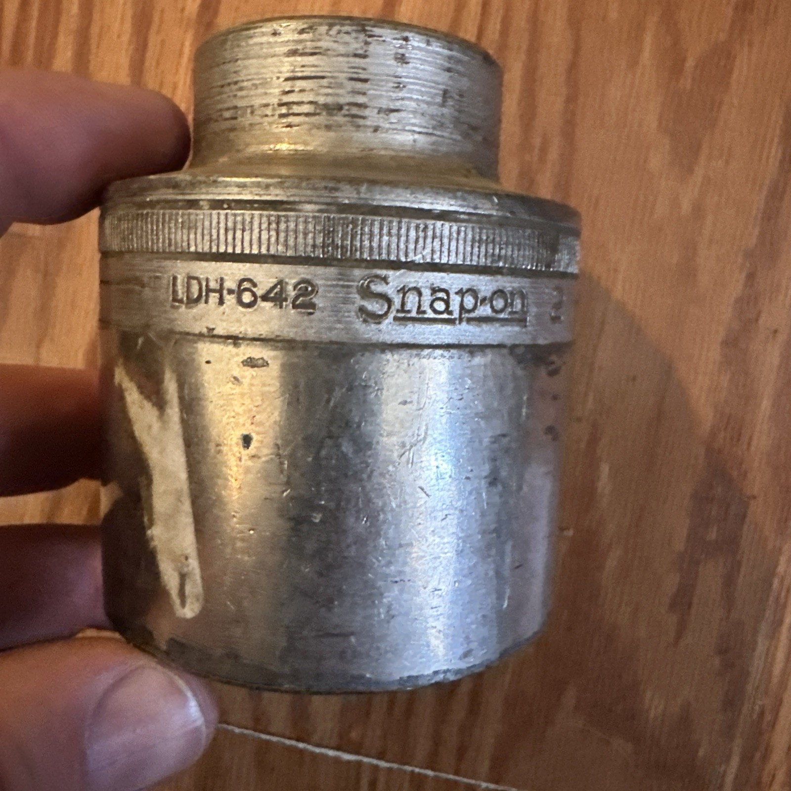 Vintage Snap-on LDH642 2″ 3/4-Drive 12-Point Shallow Socket USA