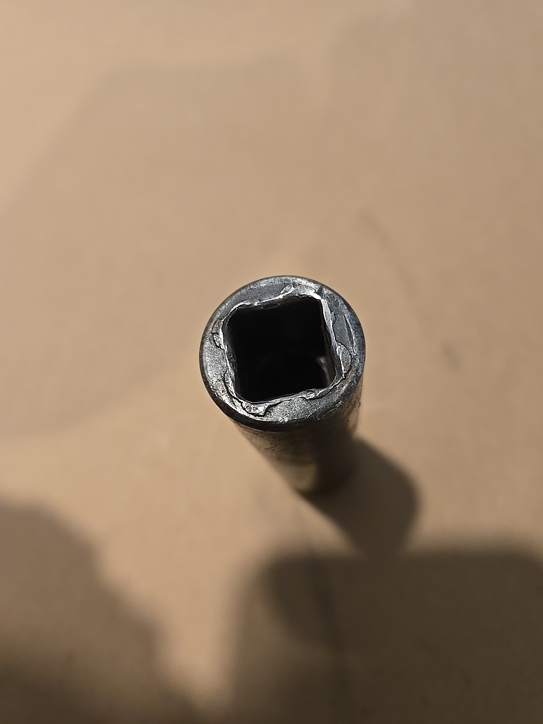 Snap On 1/2″ Drive 15MM 6PT Metric Deep Impact Socket USA Well Used SIMM150A