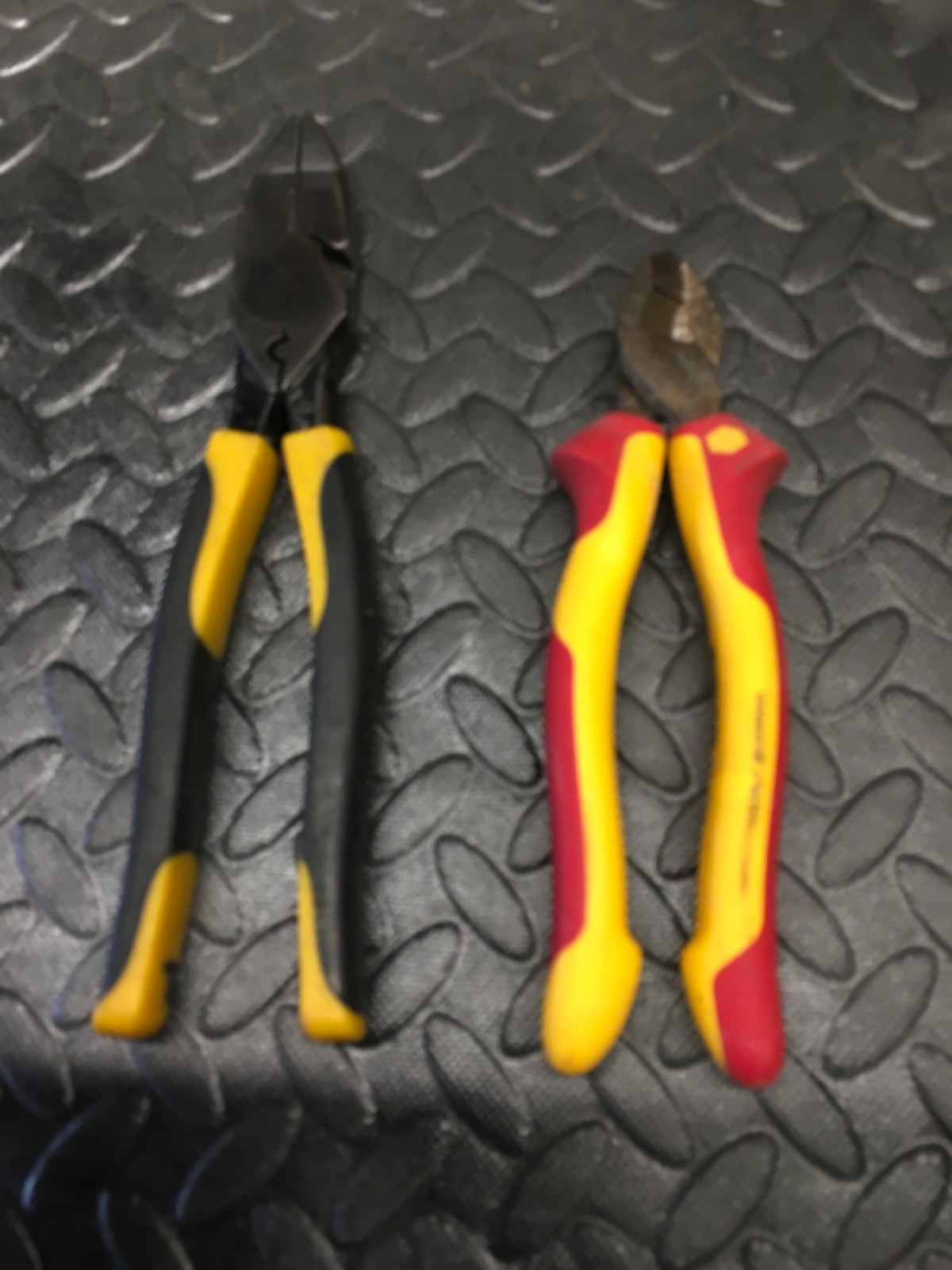 Hand tools 1 large American Ideal Linesmen Pliers 1 German Wiha Cable Cutter