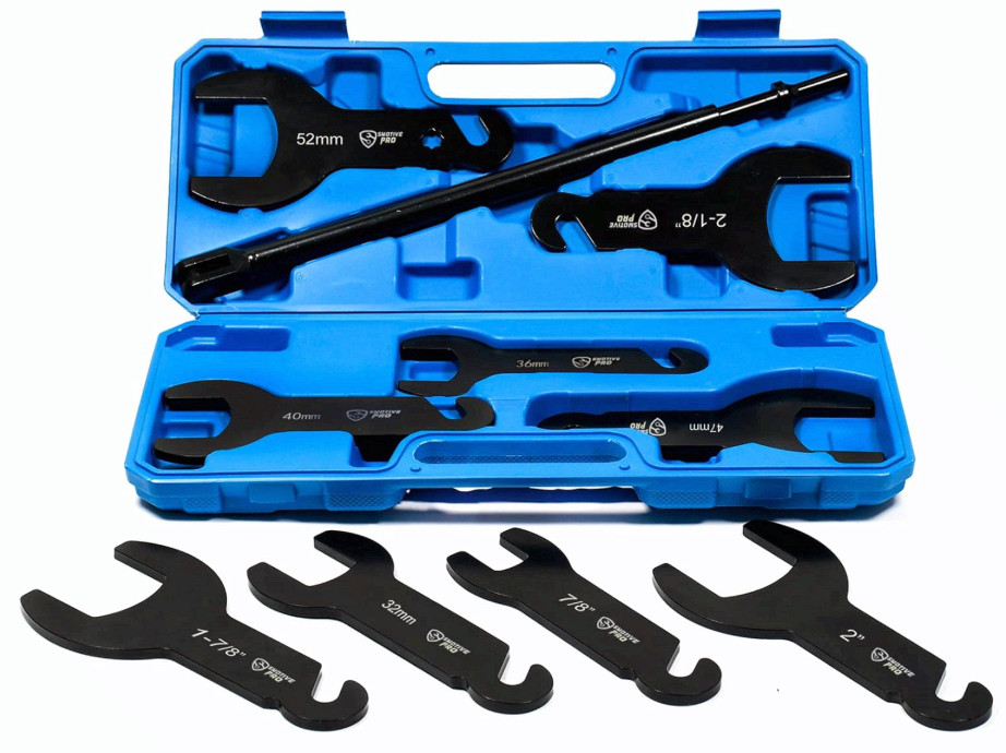 10Pc Pneumatic Fan Clutch Wrench Set for Ford, GM & Jeep