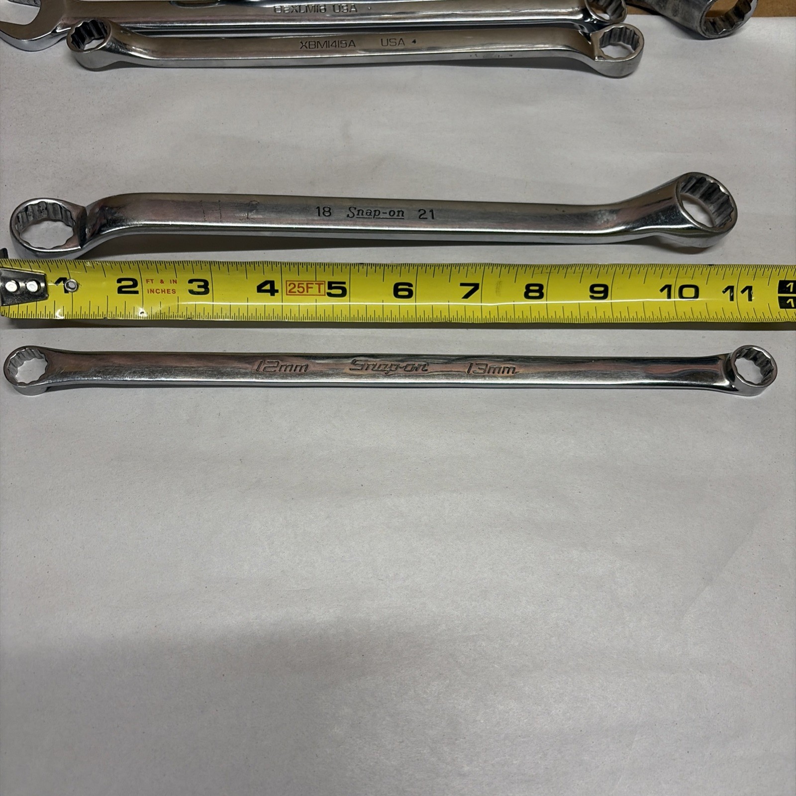 Snap-on Metric Wrench Lot 7 Pc XBM OEXLM