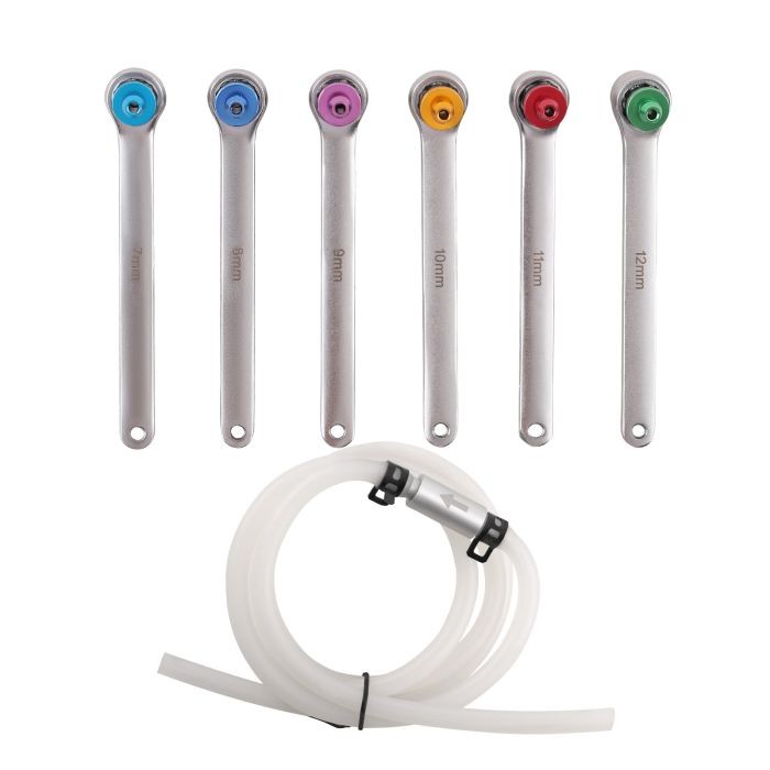 7Pc Brake Clutch Oil Bleeder Bleed Extractor Wrench Kit 12 Point Socket 7 – 12mm