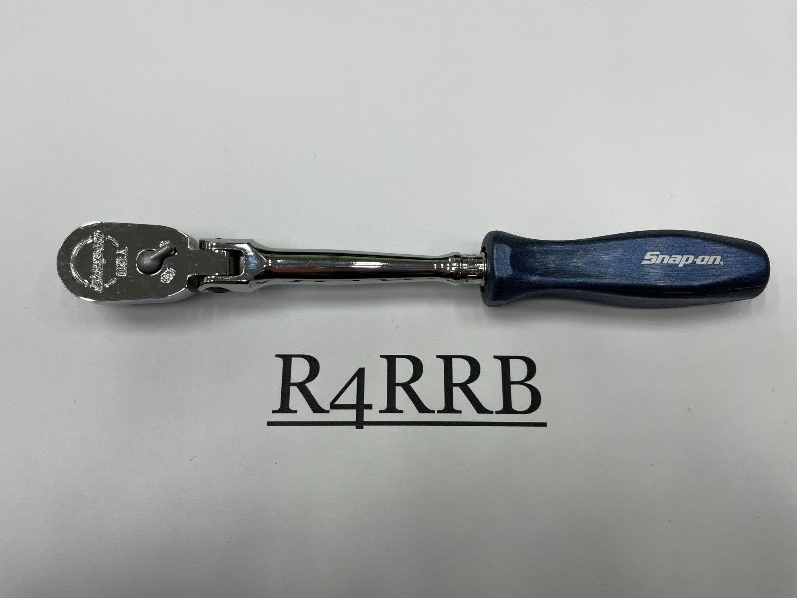 Snap-on Tools NEW POWER BLUE Hard Grip 1/4″ Drive LONG Flex Ratchet THLFD72MB